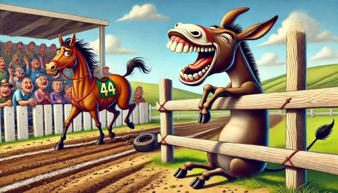 f6lpEgJnkp5pw61's tweet photo. مشكلة المطي  .... 

يتفرج على سباق الخيول🐎🐎🐎

ويضحك على الخاسر في السباق.. 

ومع ذلك يبقى الخاسر حصانا🐎 

ويبقى هو حمارا https://t.co/fpUwu3GzIr