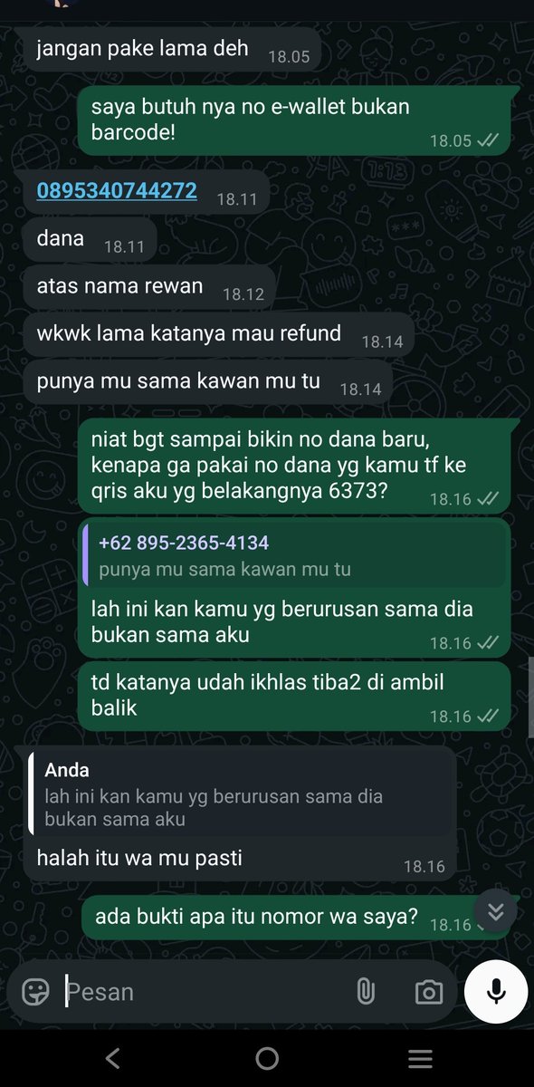 cattocakee's tweet photo. beliau mengancam untuk mencari identitas saya padahal disini saya hanya ingin memastikan lokasi dia yg benar yg mana, cust saya yg lain juga tidak keberatan di tanya perihal lokasi padahal saya tidak meminta alamat lengkap nya, yg bikin curiga juga no beliau yg buat tf &amp; ngechat https://t.co/i4b6M4rL0c