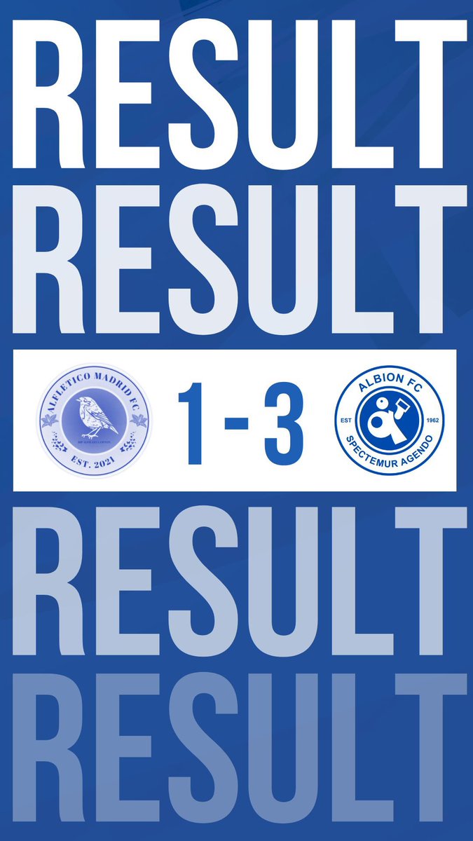AlbionFC1962's tweet photo. Big 3-1 win vs @AlfleticoMadrid in the Lipton.

Not bad for a team that couldn’t get 2 players in their reserve team….

Goal:
Tippett
Michael
Joe

Assists:
Saheed
Tippett

Match report to follow https://t.co/DT52zc9tTY
