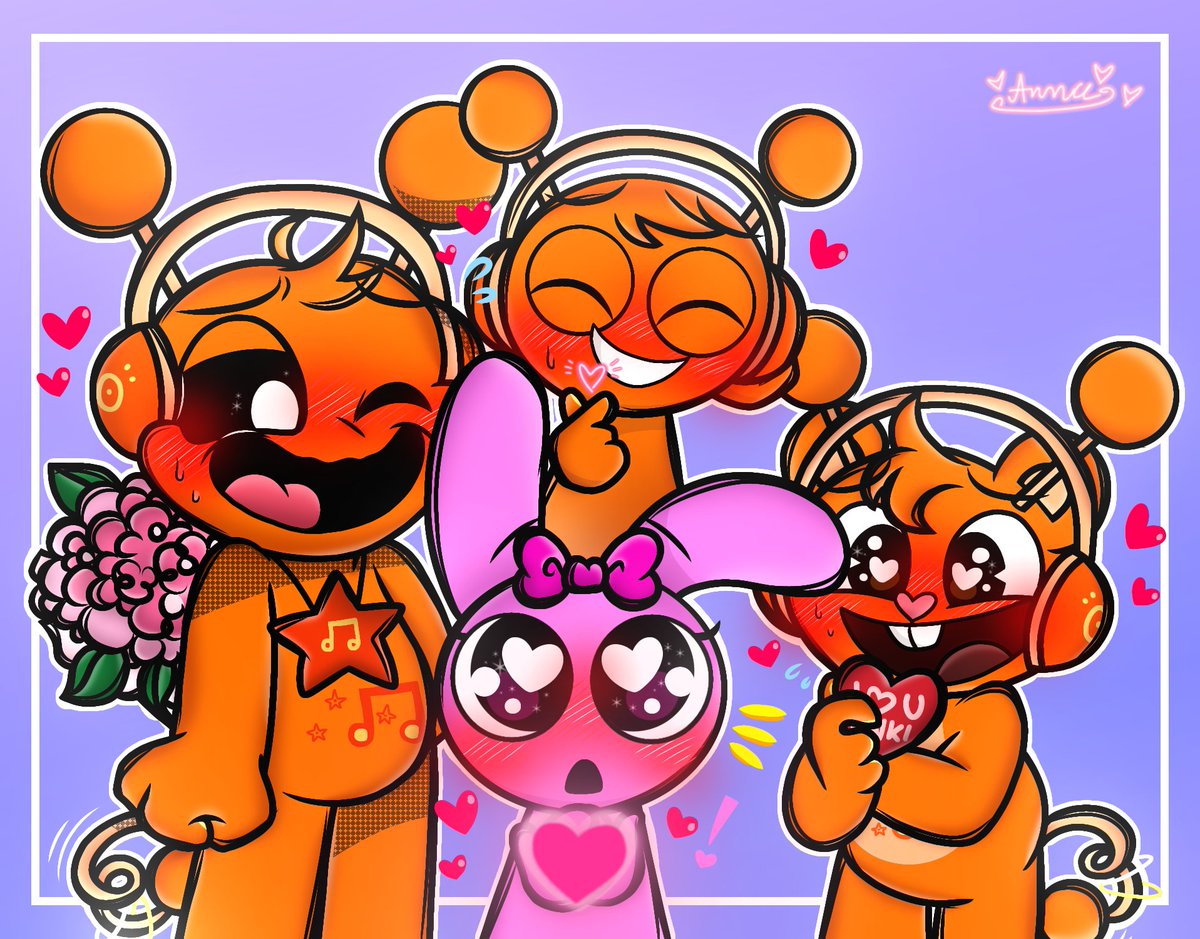💘Just some OrenPink doodles<3💖💖🧡🩷❣️💅 Hope enjoy like it