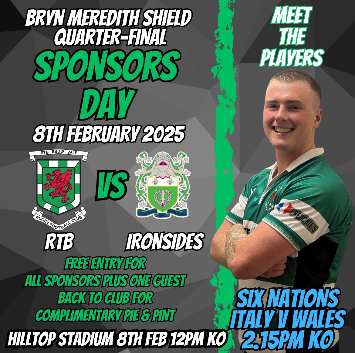 damo jenkins (@damojenkins) on Twitter photo Sponsors Day 8th Feb <a href="/RTBRFC/">R.T.B. RFC</a> Vโs <a href="/TredIrons/">Tredegar Ironsides RFC</a> in the district shield.. Share Away Please ๐๐ด๓ ง๓ ข๓ ท๓ ฌ๓ ณ๓ ฟ๐ฎ๐น๐ก๏ธ๐ฅง๐บ Sponsors Day 8th Feb <a href="/RTBRFC/">R.T.B. RFC</a> Vโs <a href="/TredIrons/">Tredegar Ironsides RFC</a> in the district shield.. Share Away Please ๐๐ด๓ ง๓ ข๓ ท๓ ฌ๓ ณ๓ ฟ๐ฎ๐น๐ก๏ธ๐ฅง๐บ