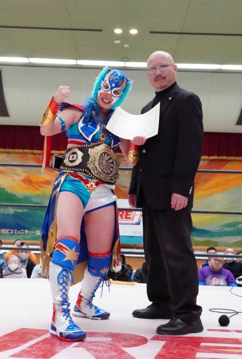 KSR選手権勝ったぞーーーーー！！！！
意地だけで勝ち取った初めてのベルト
私にとって特別なベルトです。

谷ももさんから取れたというのが、
私のプロレス人生の誇りです🐧
この気持ちをら忘れずに
もっともっと強くなって
このベルトを防衛していきます🔥

応援してくれた沢山の方々、