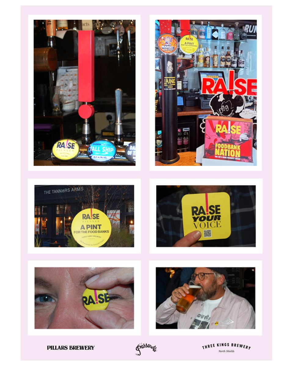 Passarella's tweet photo. On March 15th Passarella is proud to announce the RA!SE 'A Pint For The Foodbanks' day where the profits from each pint sold go directly to the local foodbanks. 

If you know any bars that might be keen to get involved please let me know. Deadline for entry is the 28th of Feb. https://t.co/sWEqw6vP0L