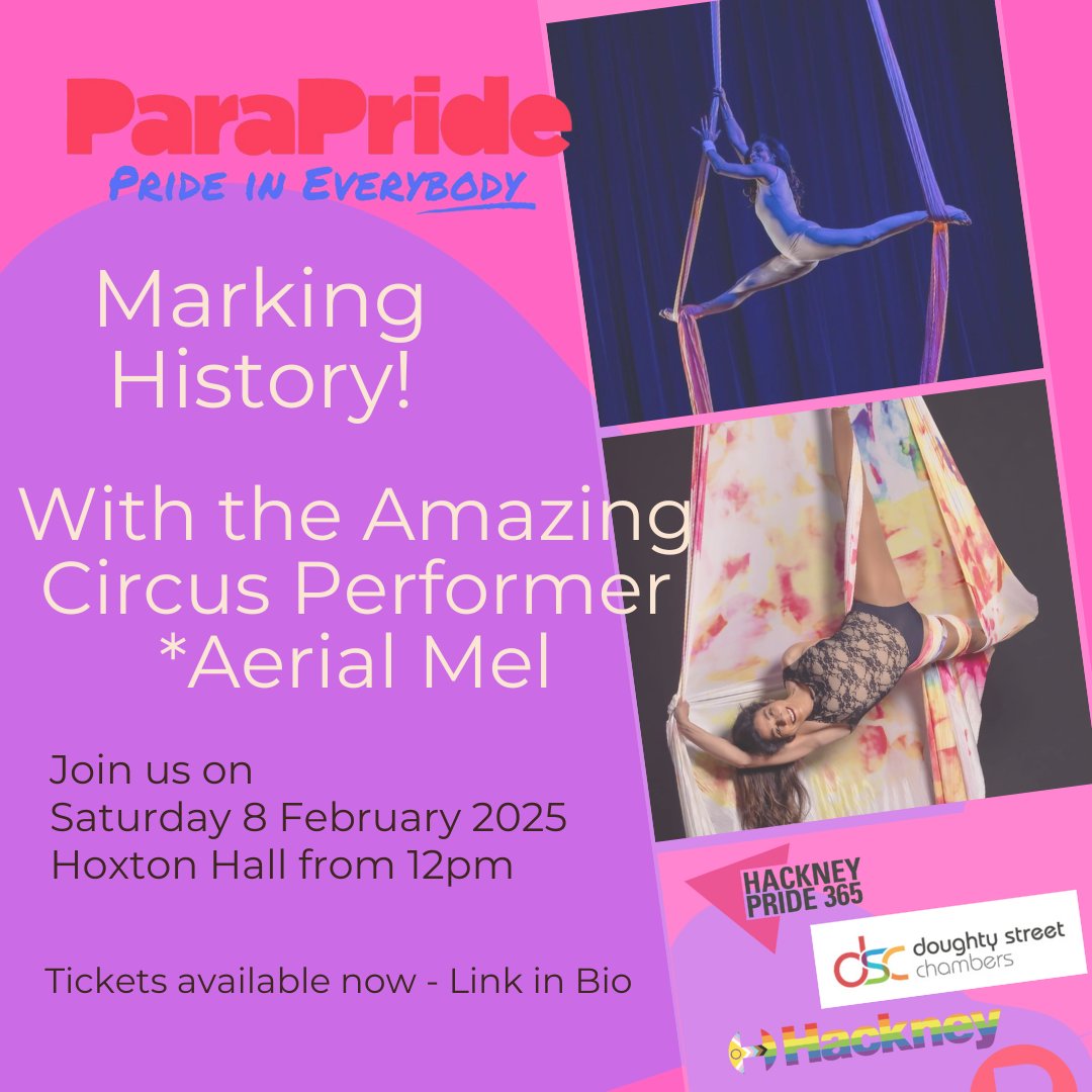 ParaPride (@parapride) on Twitter photo We cannot contain the excitement from announcing more spectacular acts that will entertain you throughout ParaPride's LGBTQ+ History Month event at <a href="/HoxtonHall/">Hoxton Hall</a> Book today! eventbrite.co.uk/e/parapride-ma… #parapride #lgbtqhistorymonth #disabilitypride We cannot contain the excitement from announcing more spectacular acts that will entertain you throughout ParaPride's LGBTQ+ History Month event at <a href="/HoxtonHall/">Hoxton Hall</a> Book today! eventbrite.co.uk/e/parapride-ma… #parapride #lgbtqhistorymonth #disabilitypride