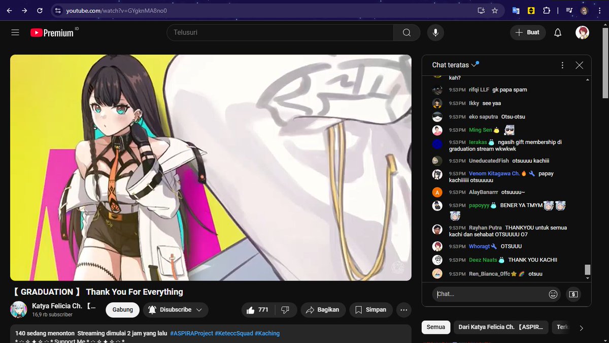 OTSUKACHI
ga berasa kenal kamu udah lebih dari 3 tahun bahkan bisa sedeket itu, ga espek orang seceria dan sedewasanya kamu sedih kyk gitu
Semoga impian kamu jadi UBUR-UBUR tercapai😭😭
SAYONARA