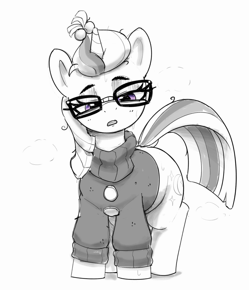 Moon Dancer studied too late into the night, She needs someone to tuck her in.