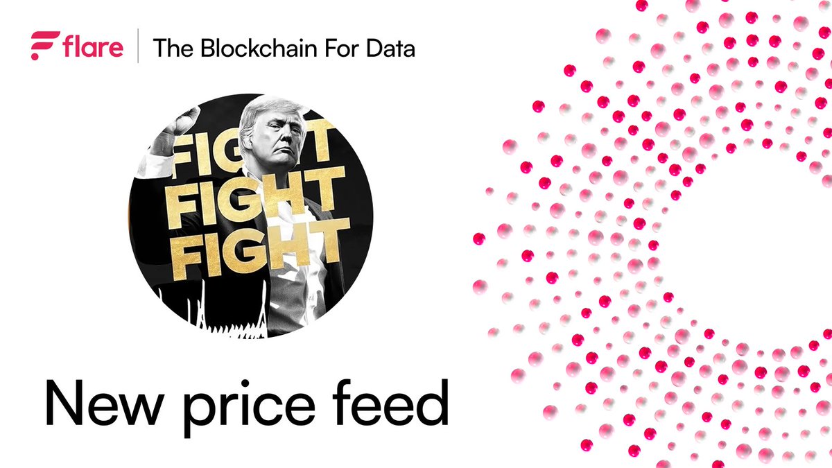 Only three days after its genesis, Trump coin will be supported on FTSOv2.  🚀