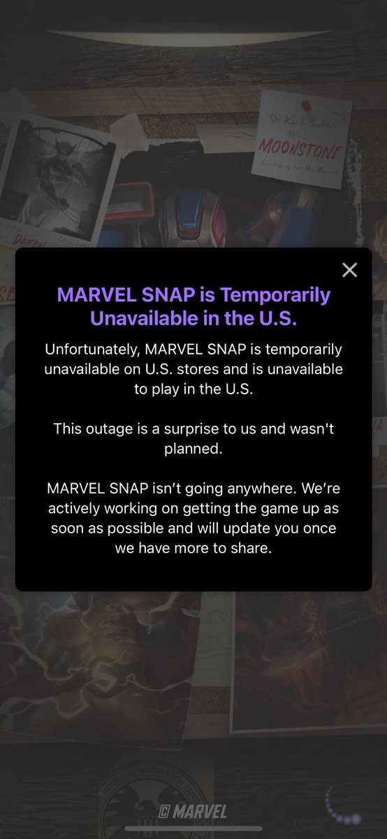 _itswebs_'s tweet image. Now what the fuck did marvel snap do to anyone? We tried telling yall it was about national security but no one wanted to listen!! #Marvel