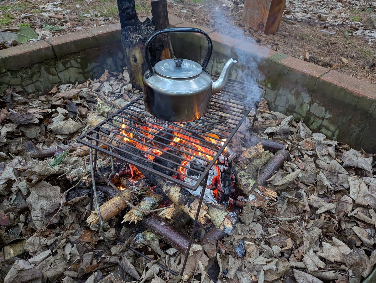 Alan_Clarke's tweet photo. New (soon to be looking very old) kettle for the woods 🌳🌲🫖☕ https://t.co/ggpE3yu7nJ