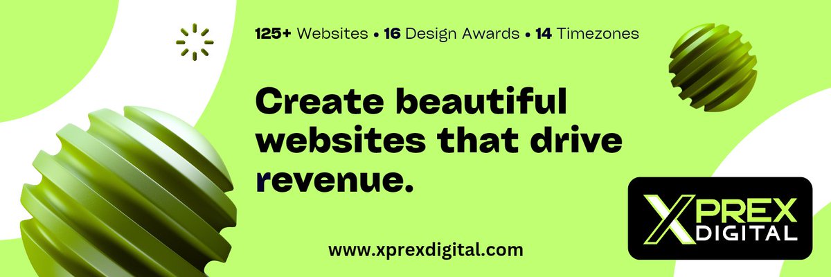Create beautiful websites that drive revenue with xprexdigital.com

We're here to take your brand to the next level!
