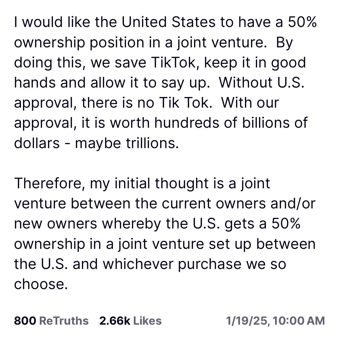 charliekirk11's tweet image. Trump is saving TikTok. 

Pay attention, Gen Z.
