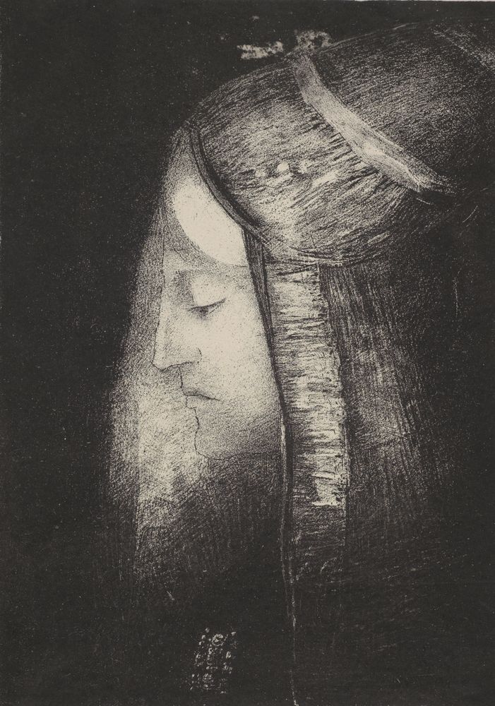 オディロン・ルドン （Odilon Redon、1840-1916） 『光の横顔