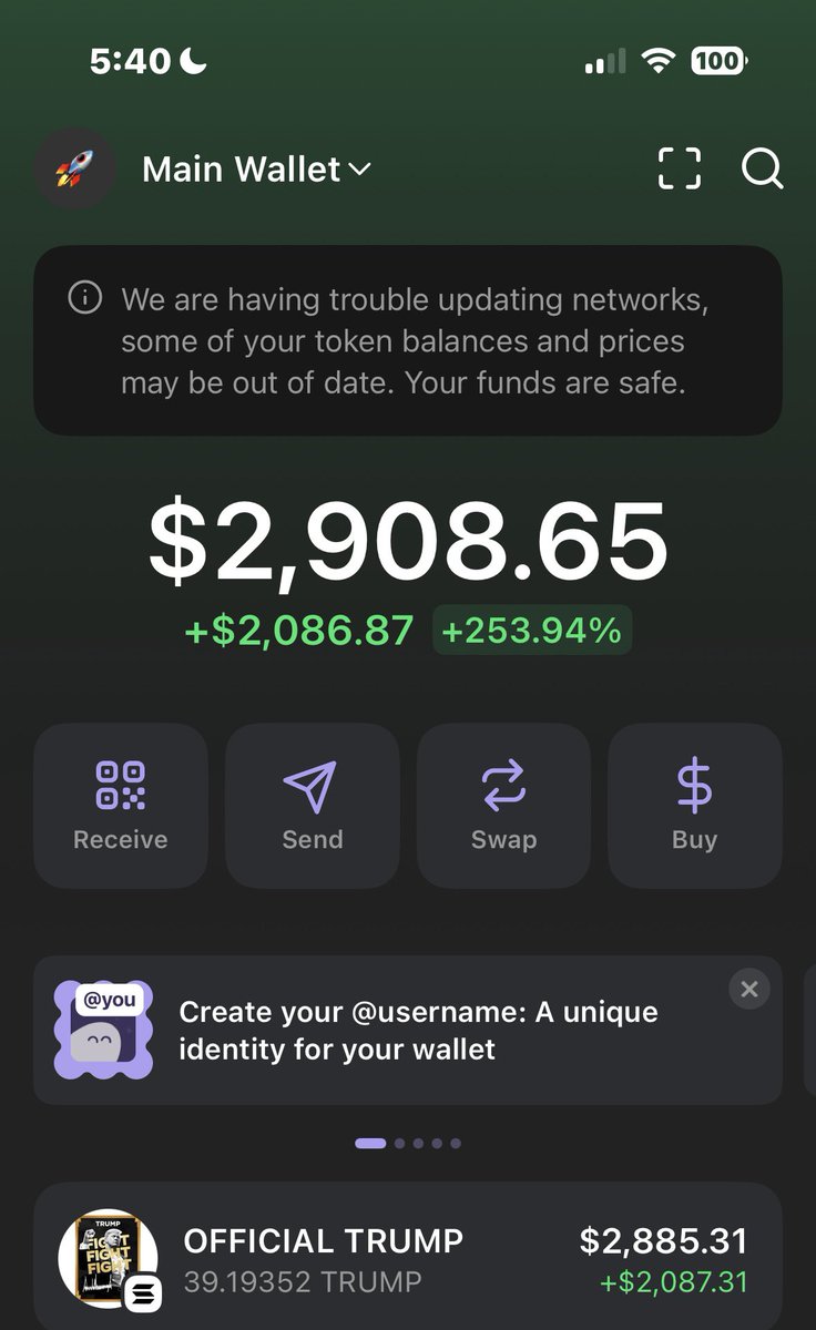 Trump about to take office

$TRUMP is pumping

Trump unbanning TikTok

Don’t bet against AMERICA 🇺🇸 

These 4 years about to be the best!

Do you understand???