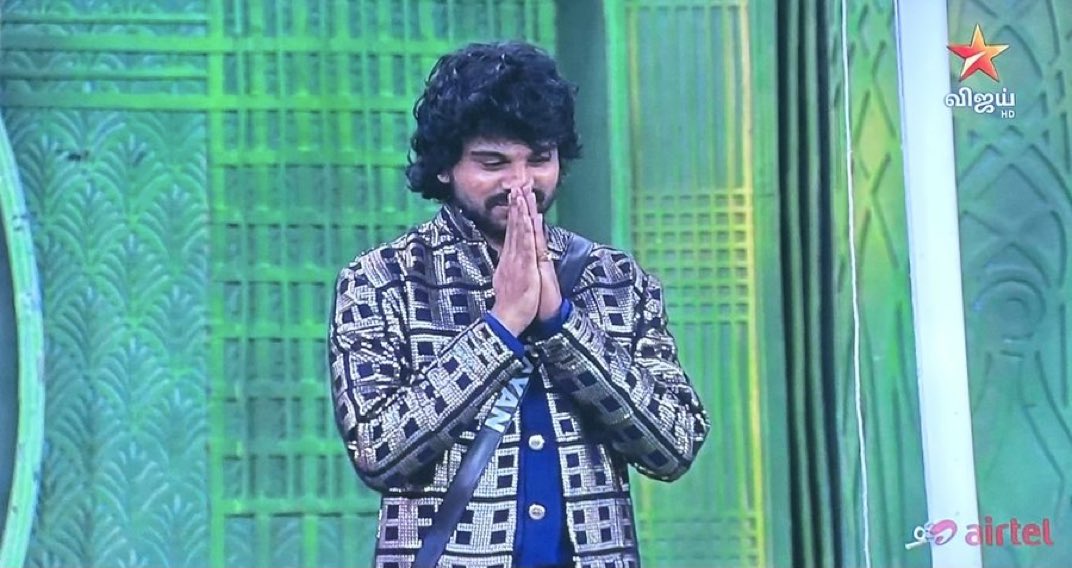 BiggBossTamil09's tweet photo. Nadri Makkalae - Task Beast #Rayan comes out! 

Since family round his game is vera level 🔥🔥🔥

Took off to the flier &amp; reached Top 5 👏👏

#BiggBoss8Tamil #BiggBossTamil8 https://t.co/nhHmtEu09x