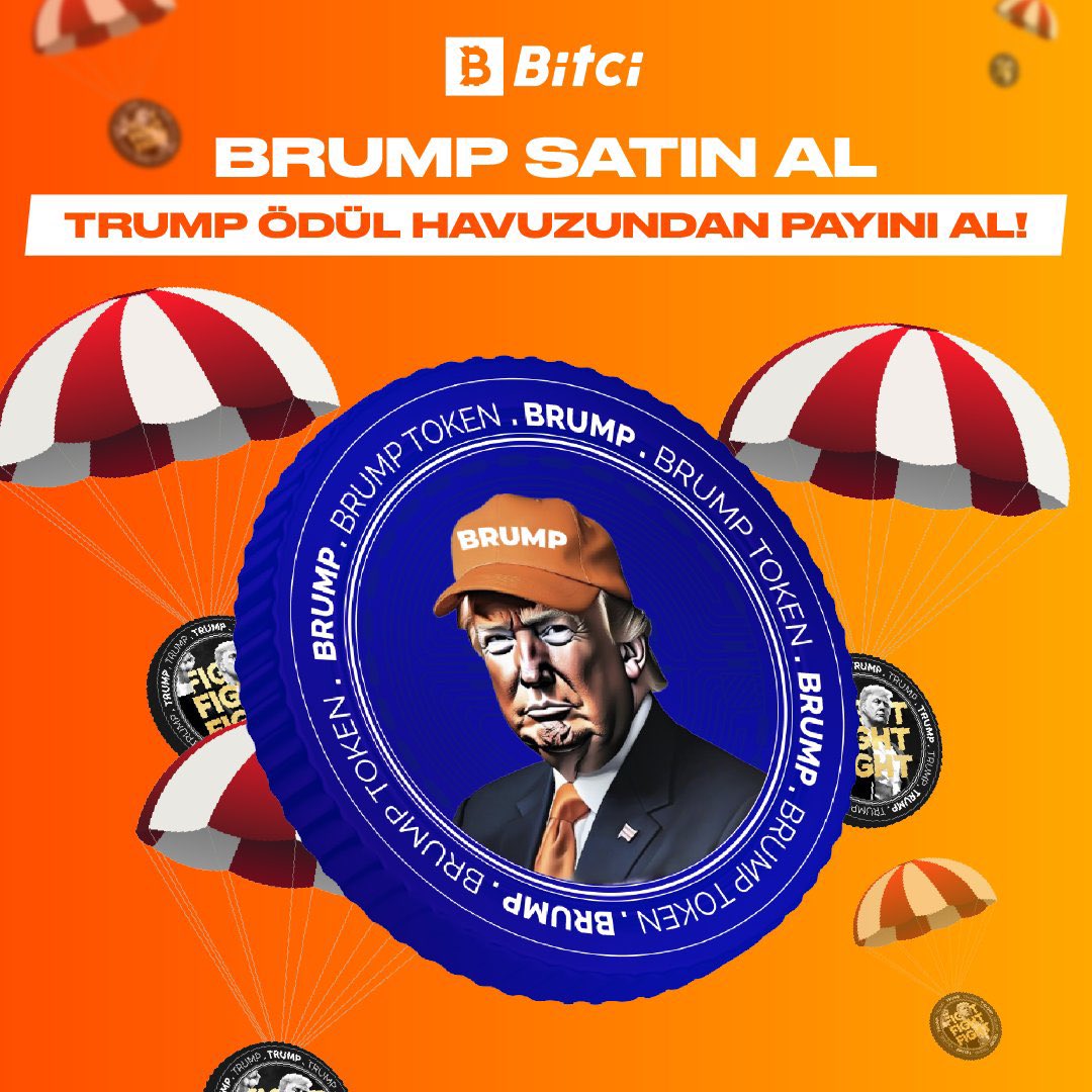 cryptoaty's tweet photo. Bitci’de Kampanyalar Durmak Bilmiyor Yeni Kampanya İle 1000.000  TRY ÖDÜL HAVUZU 💰🔥

#BRUMP Alım Kampanyası Başlıyor! ✨⬇️

Minimum 3.000 TRY değerinde #BRUMP al, 100.000 TRY değerindeki #TRUMP ödül havuzundan payını al! 💰

Detaylar için 👉🏼 https://t.co/e5BgcMJAFO

$BRUMP $TRUMP #bitci #işbirligi