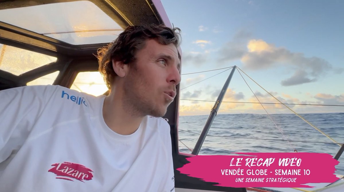 Une 10e semaine au coude à coude avec Benjamin Ferré pour le skipper Lazare. Tanguy va bien, il longe les côtes brésiliennes avec des conditions météo plutôt agréables. Le passage dans l'hémisphère nord est pour bientôt !

Revivez cette semaine en vidéo !

youtu.be/rR_T7ByEtQs