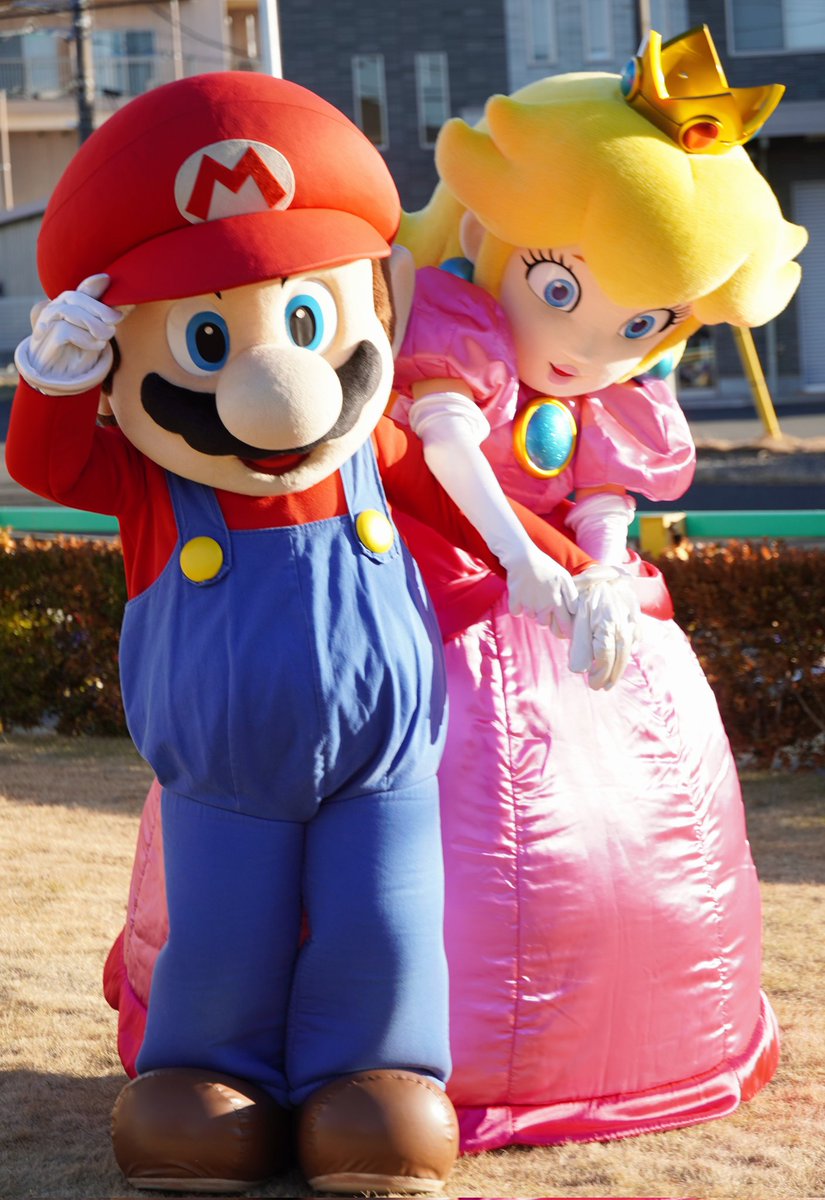 shjm5309's tweet photo. こんなに仲良く💑されると…シャッター切れないよ〜Σ(´∀｀；)
#スーパーマリオ
#ピーチ姫
#ハウジングプラザ千葉・青葉の森 https://t.co/DzRjZcoCe4