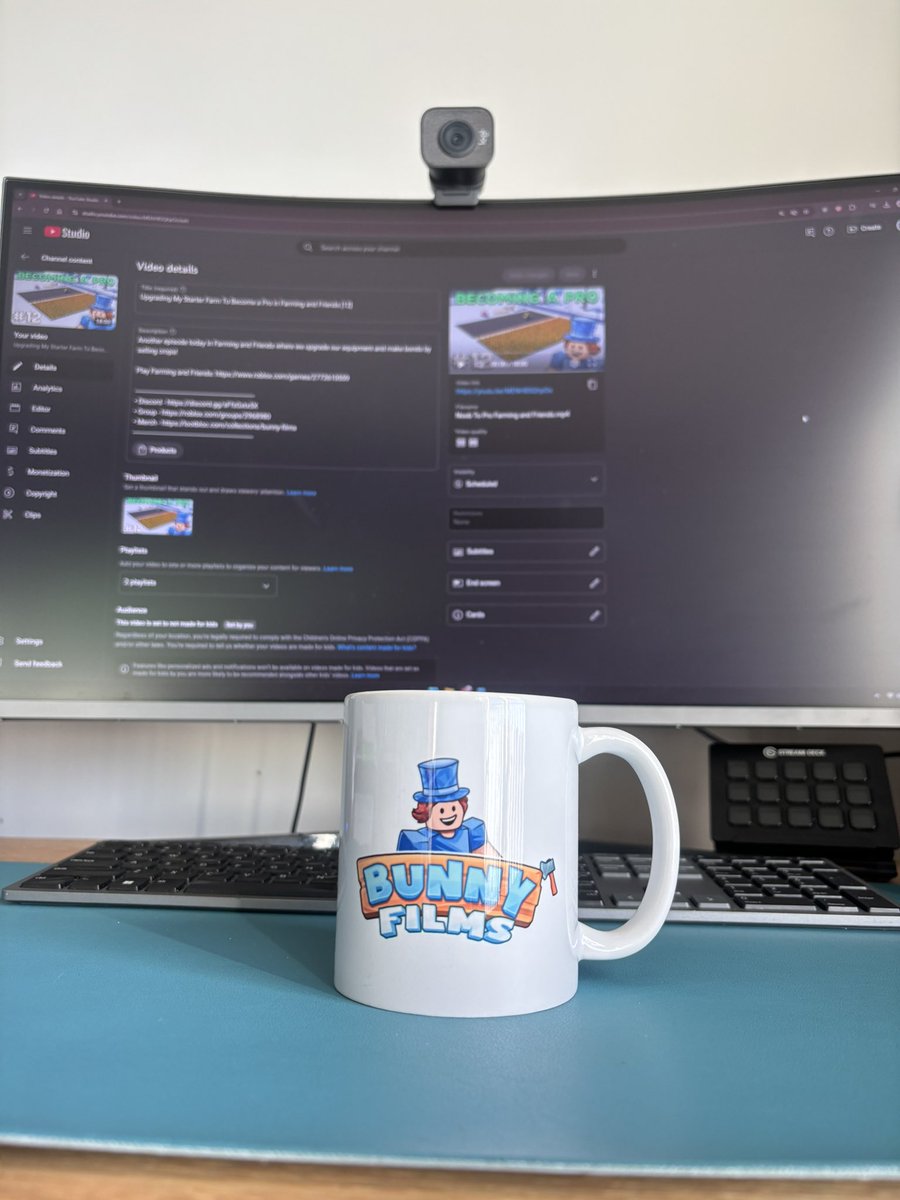 good morning. first roblox video of 2025 is out!