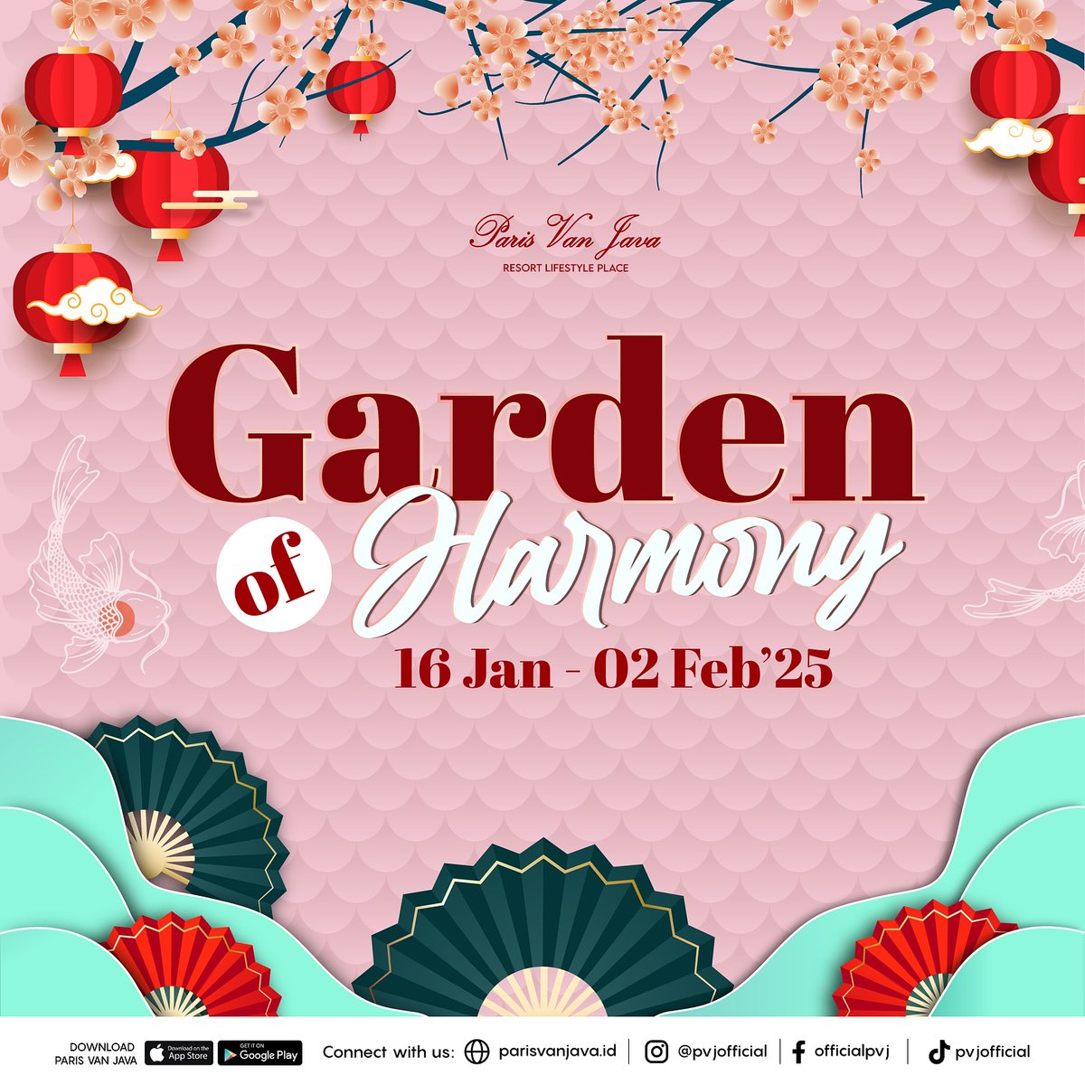 InfoBdgEvent's tweet photo. Garden of Harmony, PVJ
16 Januari hingga 2 Februari 2025 #eventbdg https://t.co/fXNlb52fQK