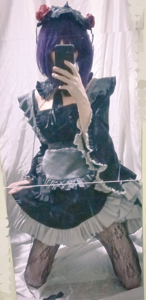 toru4365's tweet photo. 【更衣人偶】黑江雫（大腿内側真的有寫正字）
#伪娘cos #伪娘 #伪娘の日常 #男娘coser #男娘  #女装・男の娘 https://t.co/WnAuKvPOlf