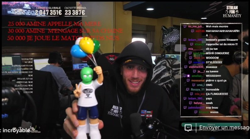 N_ogard's tweet image. J&apos;ai fais une figurine pour le Stream for Humanity 🫡