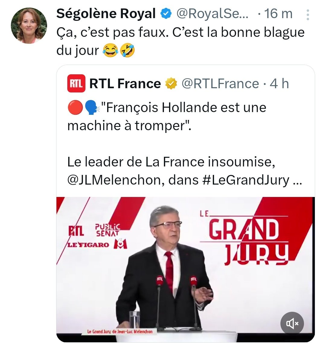L_Wcrdt's tweet photo. « François Hollande est une machine à tromper. Il a trompé tout le monde en 2012, il trompe ses proches, il trompe tout le monde. »
Masterclass du Vieux. https://t.co/IThhbx58NW