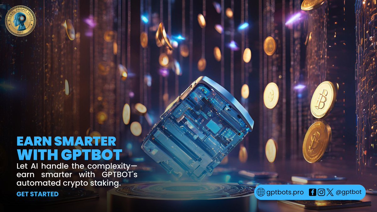 gptbottrade's tweet photo. Earn Smarter with GPTBOT!

#GPTBOT #CryptoUtility #BlockchainTechnology #CryptoRevolution #BinanceSmartChain #UtilityPayments #DeFi #CryptoInnovation #SecureTransactions #TokenEconomy #CryptoCommunity #TokenBurn #DeflationaryToken #SmartContracts #UniversalAccess #CryptoWallet https://t.co/SFqspJ5JLV