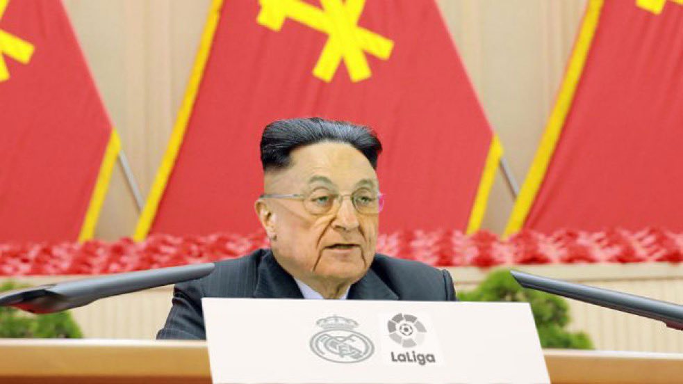 Llourinho's tweet photo. Florentino Pérez presidente del Real Madrid de nuevo sin ningún candidato más. https://t.co/7zU98dCte6