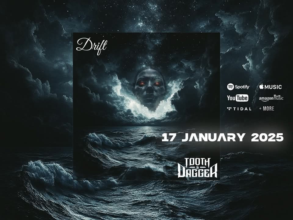 LifeOfMatty7's tweet photo. Two reviews in one weekend? Aren't you lucky!

Band: @tanddband
Reviewed: Drift
Released: 17/01/2025

Mosaic Music 

Full Review: https://t.co/JNhO50bne4

#tlom7reviews #toothanddagger #drift #metal #modernmetal #westmidlands #mosaicmusic #single https://t.co/O8pPV5suHl