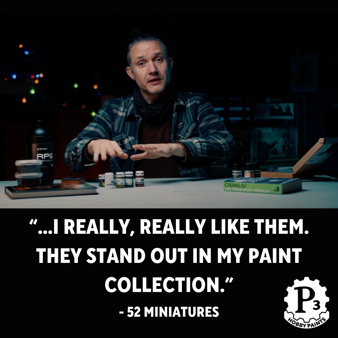 Massive thanks to 52 Miniatures for featuring P3 Paint in the number 2 spot of this “Must Haves for 2025” list!

Watch the full video 👇
youtube.com/watch?v=P2qzHq…