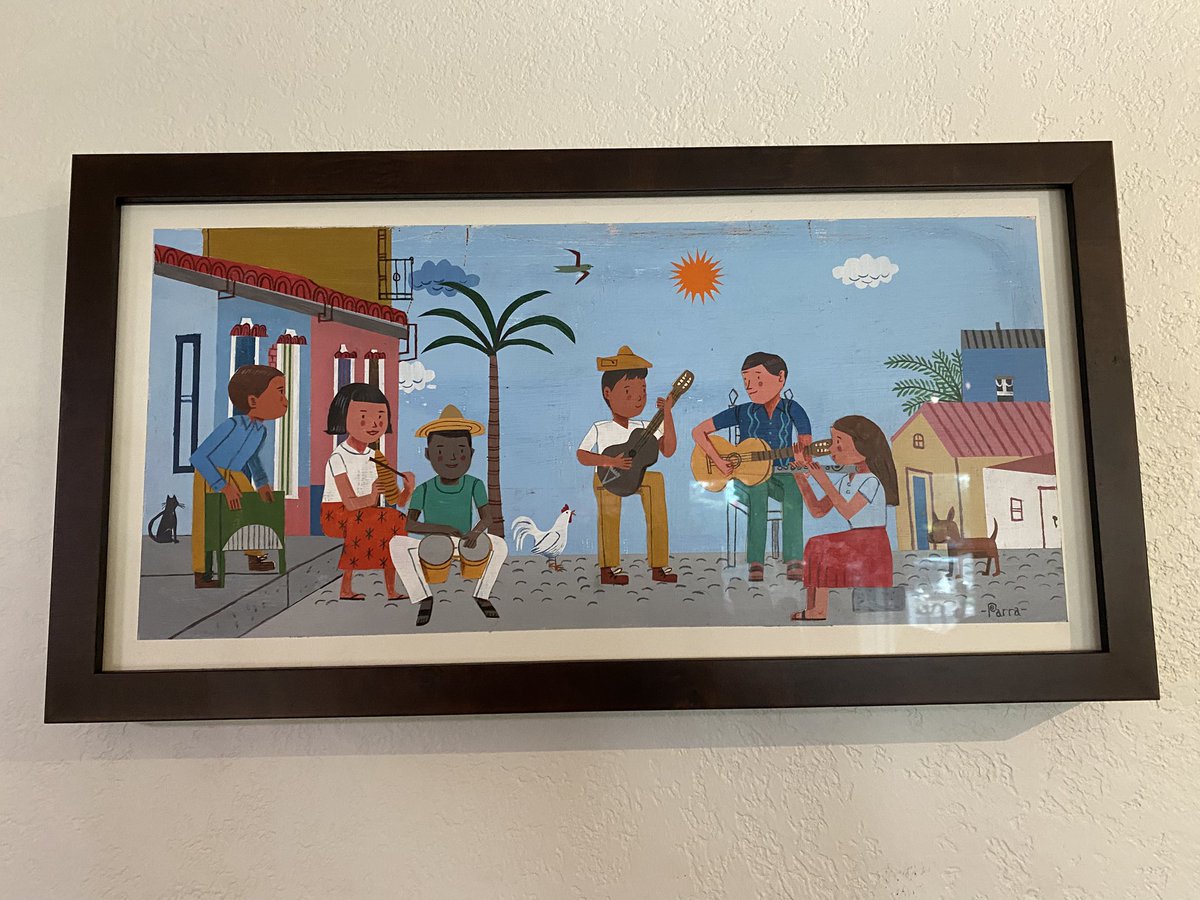 margaritapoet's tweet photo. I'm so grateful to @johnparraart for the generous gift of this beautiful art from Eloísa's Musical Window. #PictureBook #Cubabook #art #childrensbook #poetry #poesía #Librosenespañol #LatinxBooks #LatineBooks https://t.co/SEdW0G2i35