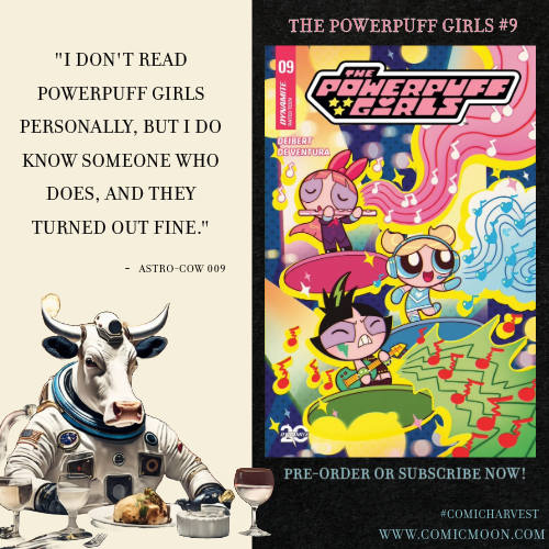comicmoonuk's tweet photo. It's the Battle of the Bands in The Powerpuff Girls #9!

Released 26/3/25 from @DynamiteComics 

💯% Natural | 💯% Comic Fats | 0% Added Sugar
Available to order on Comic Moon now! 
> https://t.co/pulZn3bFzR < https://t.co/3Se23RoRlw