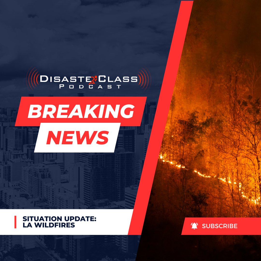 disaster_class's tweet photo. The LA wildfires are raging, and staying informed is more critical than ever. In this special episode:
🔥 The latest updates on the wildfire situation.
📡 How to find reliable, factual information.
❌ Tips to avoid misinformation.
🛠️ Lessons learned from the response efforts. https://t.co/alPojV98uq