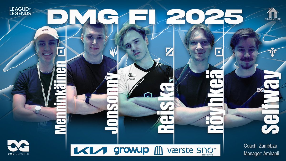 The season starts today with a banger of a rematch from last year's finals!

Tune in <a href="/FinnHouseLoL/">Finnhouse</a> 20:00!

DMG FI vs <a href="/HuutisGaming/">Huutis Gaming</a>