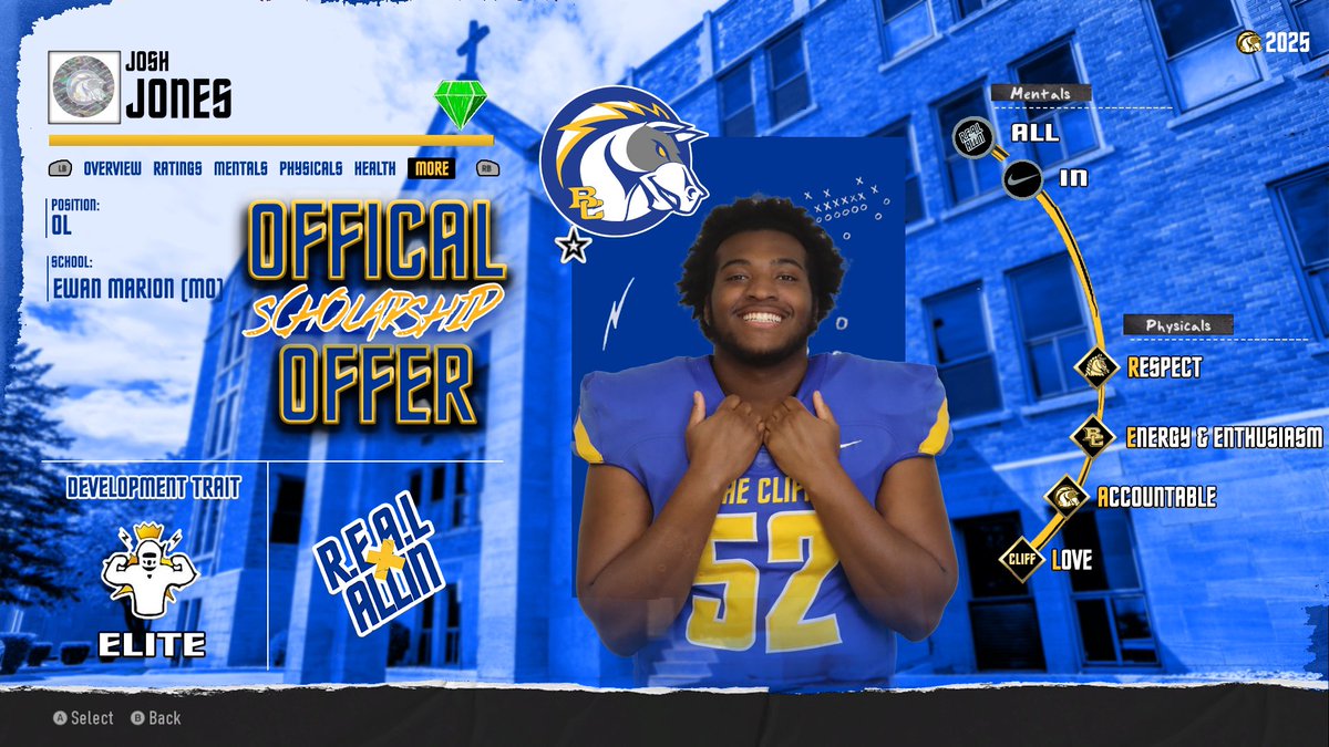 After a great visit and conversation with <a href="/CoachLaDage/">Shane LaDage</a> I am very grateful to receive an offer from <a href="/BriarCliffFB/">Briar Cliff Football</a>.Thank you <a href="/APBlakemore/">Coach Blakemore</a> <a href="/CoachJMcNeal/">Jerry McNeal Sr.</a> <a href="/TheeMicahD/">Micah Daniels</a> for the support. #BTF