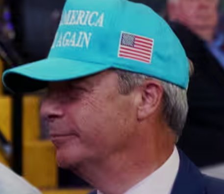 Nigel "Lord Haw Haw" Farage, who runs down the UK at every opportunity, flies out again to kiss Trump's ring.