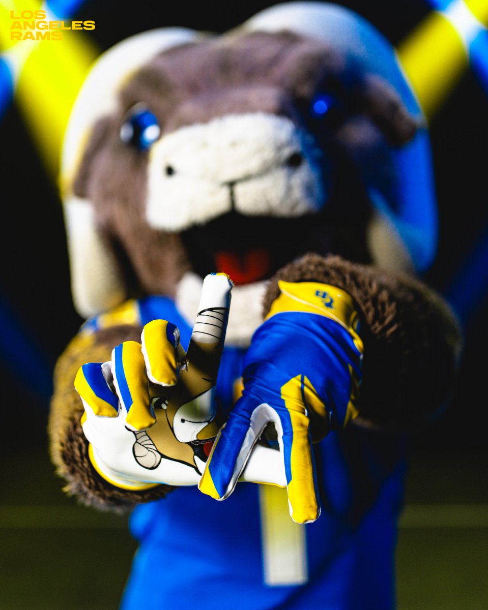 RampageNFL's tweet photo. Divisional. Round. Football. 😤 

Whose House?! 🐏🏡 #RamsHouse https://t.co/6WhNm9459O