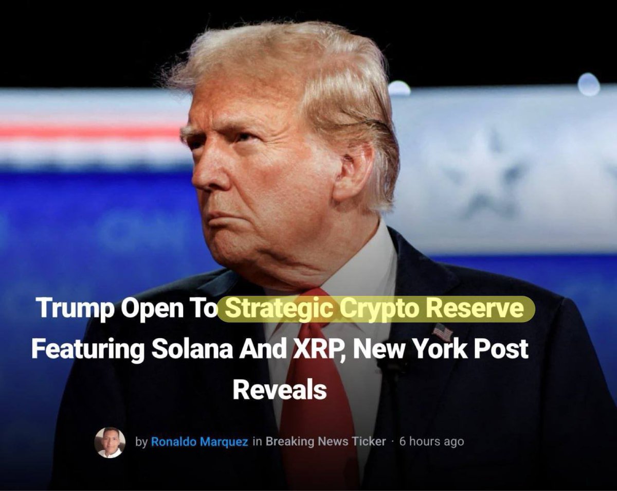 cartiersmemoirs's tweet photo. @econoar yes because Donald Trump will be making a Strategic Crypto Reserve…   the ticker is $SCR   

CTO just started, perfect time before inauguration.   

no doubt this will send. @SCRCTO #SCR https://t.co/BLjsZ7p6RD