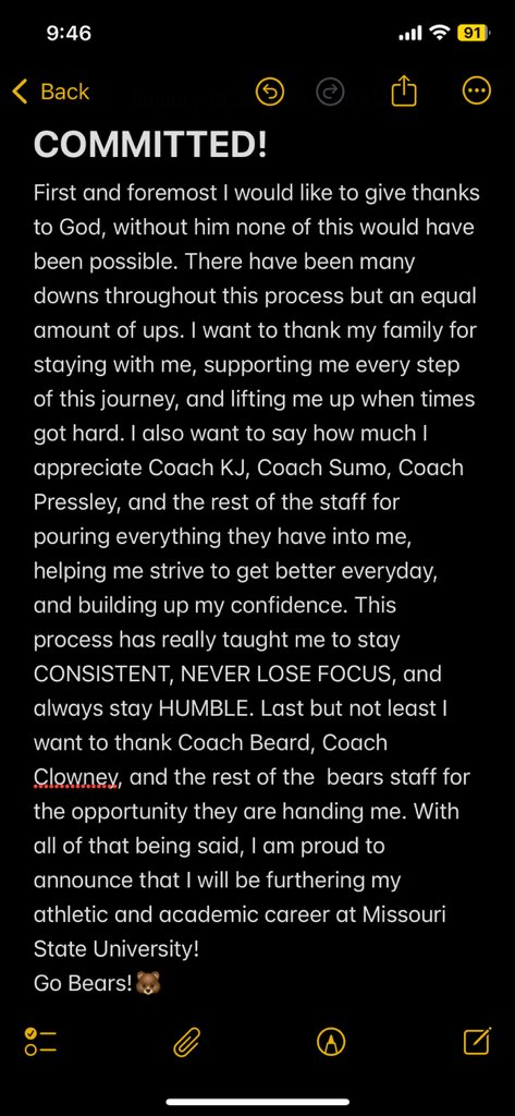 Committed‼️🐻 
Ready to get to work! #GoBears <a href="/CoachClowney87/">Coach David Clowney</a> <a href="/Ry_Beard/">Ryan Beard</a> <a href="/NickPetrinoMSU/">Dominic Petrino</a> <a href="/CoachDZaubi/">Drew Žaubi</a> <a href="/MoStateFootball/">Missouri State Football</a>