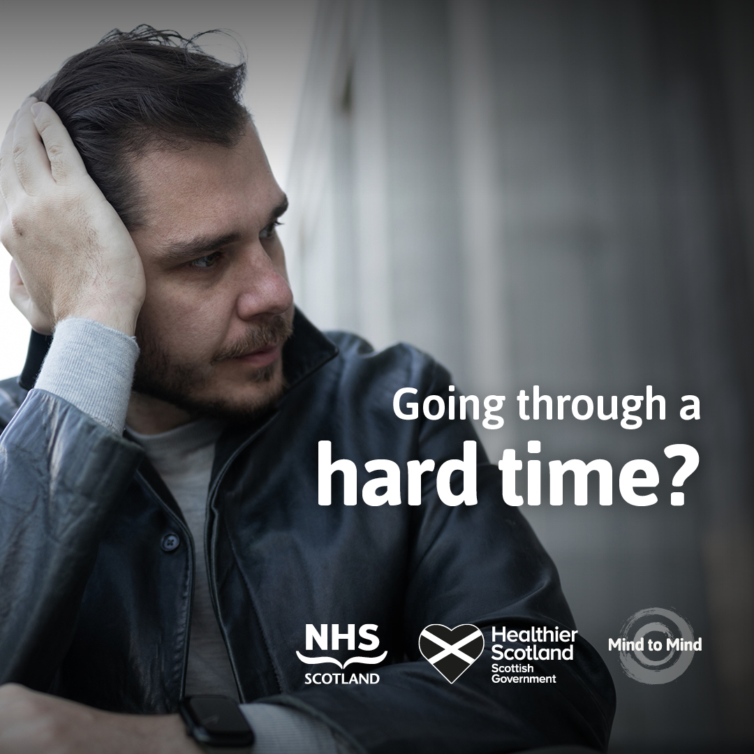 South Ayrshire Health and Social Care Partnership (@sahscp) on Twitter photo Mind to Mind is a website where people share their own experiences with mental wellbeing to help others who are struggling.
Look after your head at nhsinform.scot/mindtomind Mind to Mind is a website where people share their own experiences with mental wellbeing to help others who are struggling.
Look after your head at nhsinform.scot/mindtomind