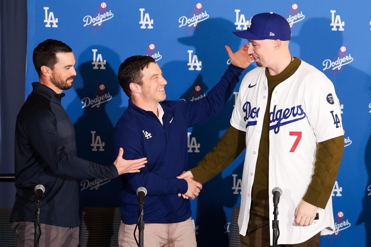 BlakeHHarris's tweet photo. Dodgers offseason moves: 

- Blake Snell 
- Michael Conforto 
- Re-signed Teoscar Hernandez
- Re-signed Blake Treinen 
- Hyeseong Kim
- Roki Sasaki 
- Tanner Scott

If it's possible to have an A++ offseason, the Dodgers just did it https://t.co/pYnh5NaJpO