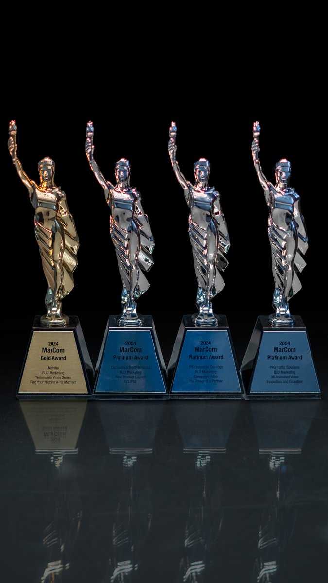 BLDMarketingInc's tweet photo. We're proud to host award-winning marketing professionals that specialize in the building materials and construction industry, bringing home gold and platinum @marcom_awards for some incredible campaigns in 2024! https://t.co/gTdKVCX4VE