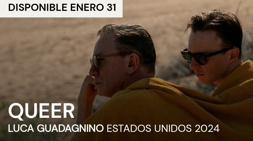 Queer llegará el 31 de enero a Mubi.