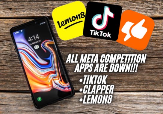 TheBigBadJon_'s tweet photo. With the exception of "X", it appears that ALL of META's competition has been shut down. https://t.co/0ybBmM0Vdf