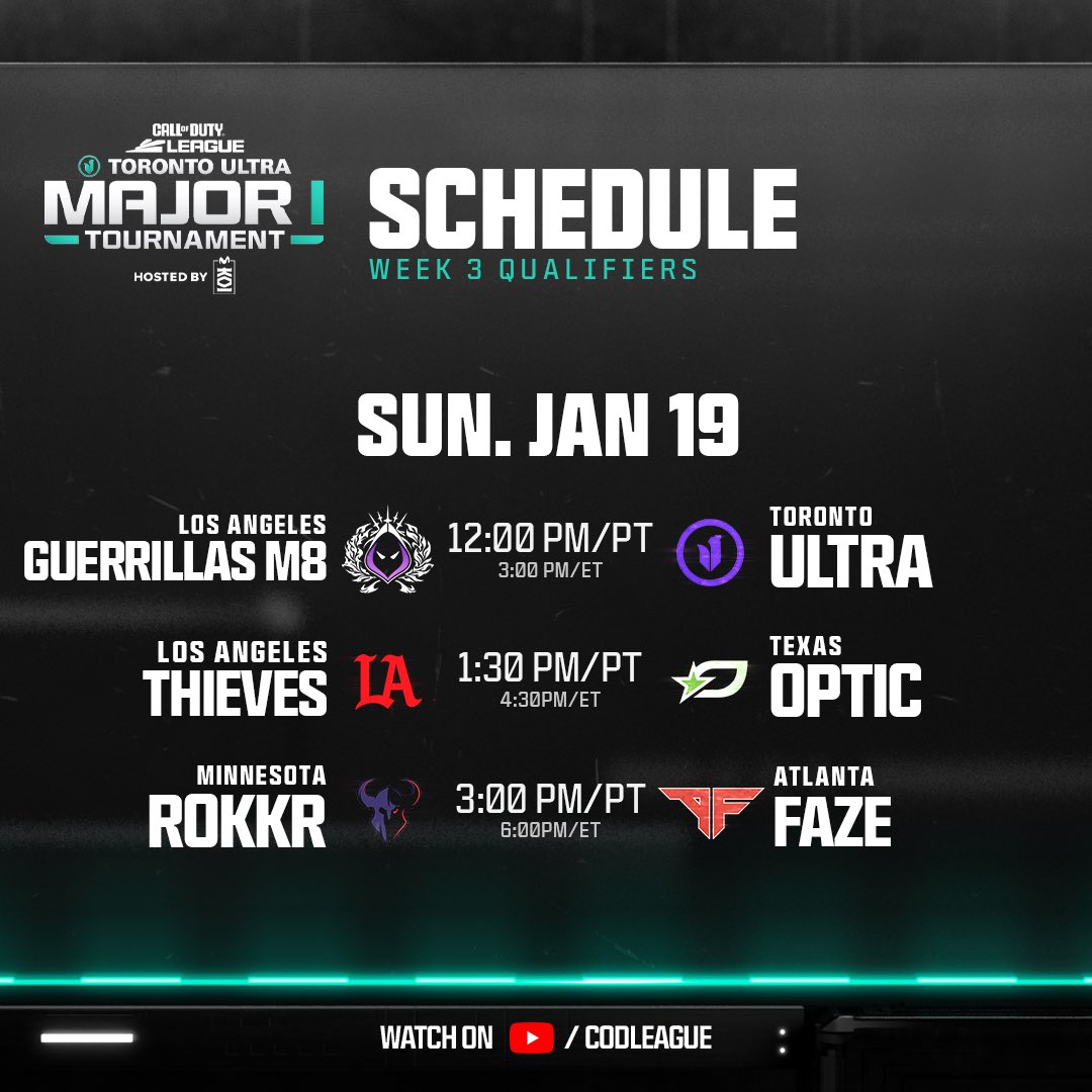 Call of Duty League tweet media