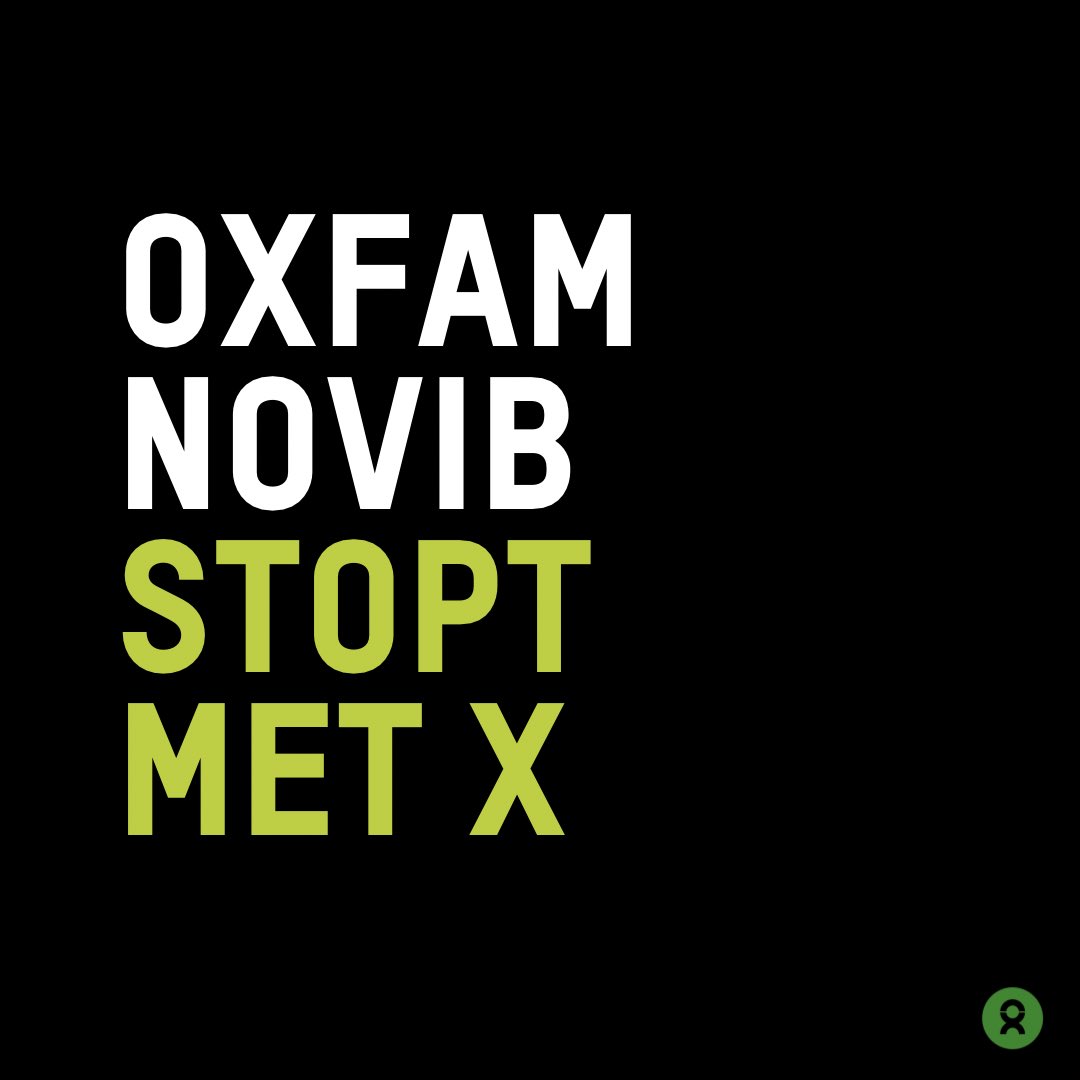 oxfamnovib's tweet image. Oxfam Novib stopt per 19 januari 2025 met posten op X. Deze beslissing komt voort uit onze bezorgdheid over de groei van haatzaaien en desinformatie. Lees hier meer over onze keuze: oxfamnovib.nl/nieuws/oxfam-n… #DetoX