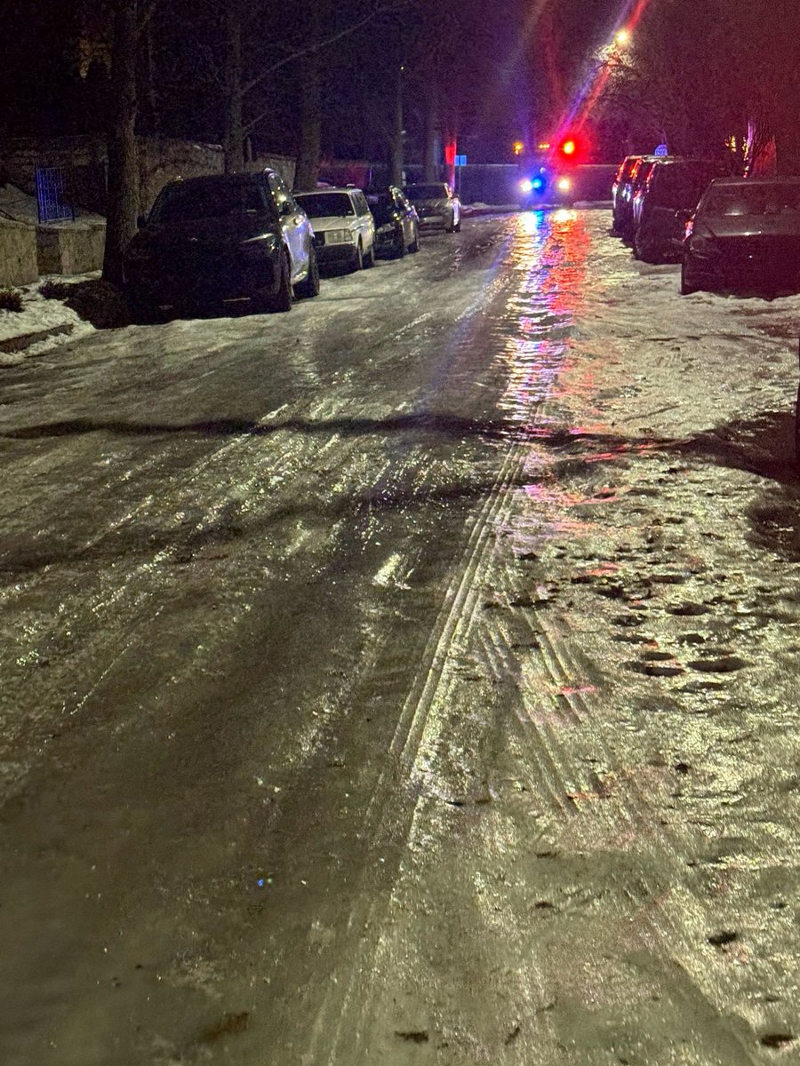 This photo sent to me shows an ambulance unable to reach a caller last night. First responders had to walk down an icy road to do their jobs. Residents cannot get the emergency help that they need. This is just insane.

Terrifying stories - like this one, or a family with a