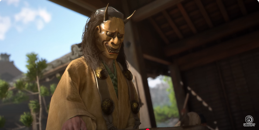 fantasma_kosmos's tweet photo. Dato random: el aspecto de este personaje (máscara y atuendo) recuerda mucho al visto en la película "Onibaba" del año 1964. Que por cierto se puede ver completa en YouTube. #AssassinsCreedShadows #Onibaba https://t.co/KNDoVU5tDA