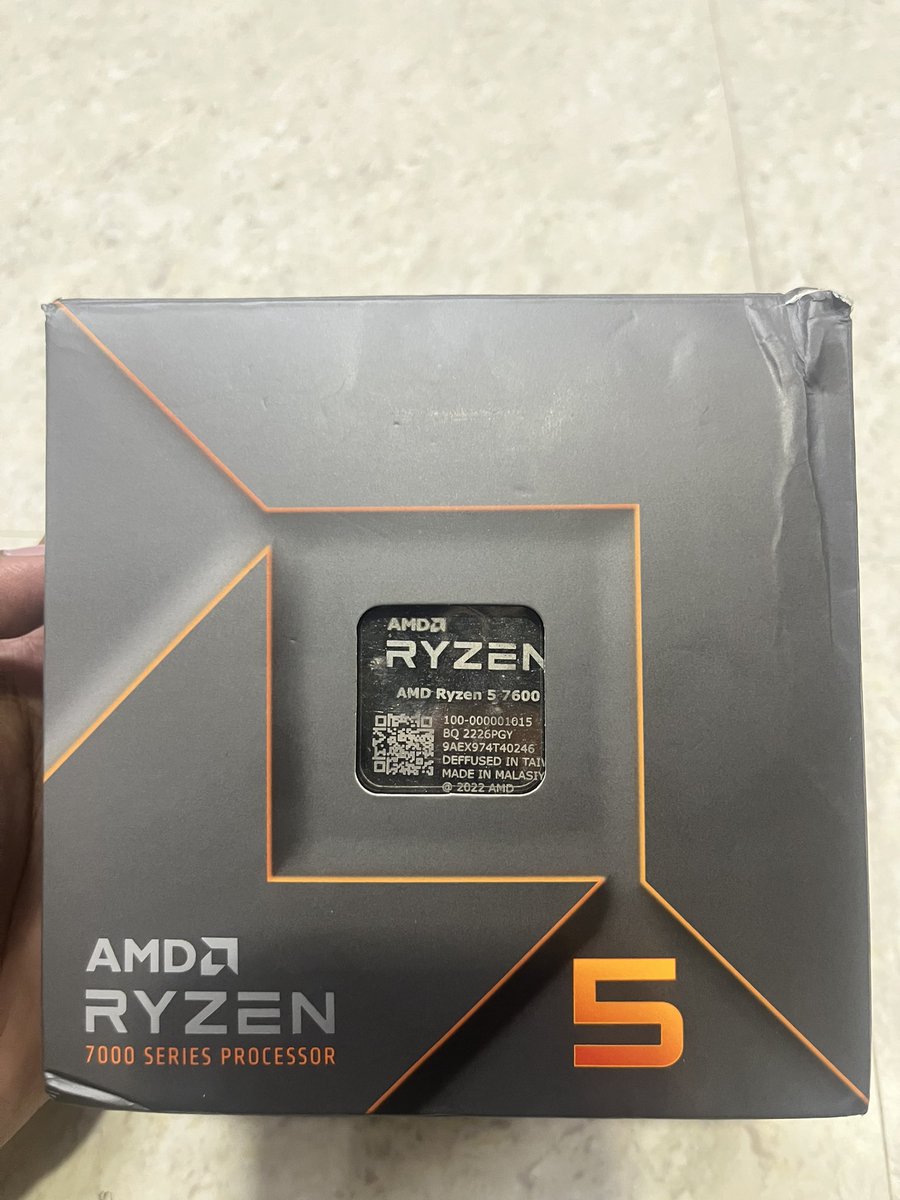 m1racul1x's tweet photo. @AKBARAHMED786 @amazonIN @jagograhakjago @AMDRyzen @AMD Same issue I’m facing! Ordered a Ryzen 5 7600, but received a counterfeit AM3-era chip with bent pins. Raised a complaint with Amazon, but this seller seems to be scamming multiple people. Be careful! 
#amazonin #AmazonScam #Ryzen #ClicktechRetail #BuyerBeware https://t.co/ghJTXInmjw