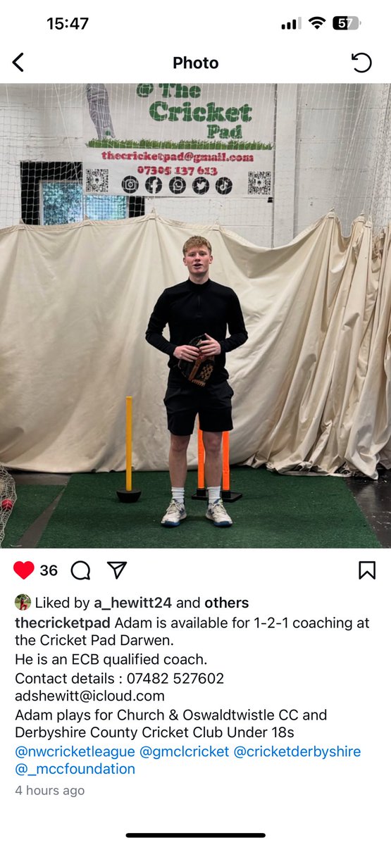 Helen Hewitt (@hewitthelen) on Twitter photo If anyone is looking for a cricket coach ahead of the season. Then contact Adam Hewitt who will be based at <a href="/TheCricketPad/">The Cricket Pad</a> contact details 👇 If anyone is looking for a cricket coach ahead of the season. Then contact Adam Hewitt who will be based at <a href="/TheCricketPad/">The Cricket Pad</a> contact details 👇